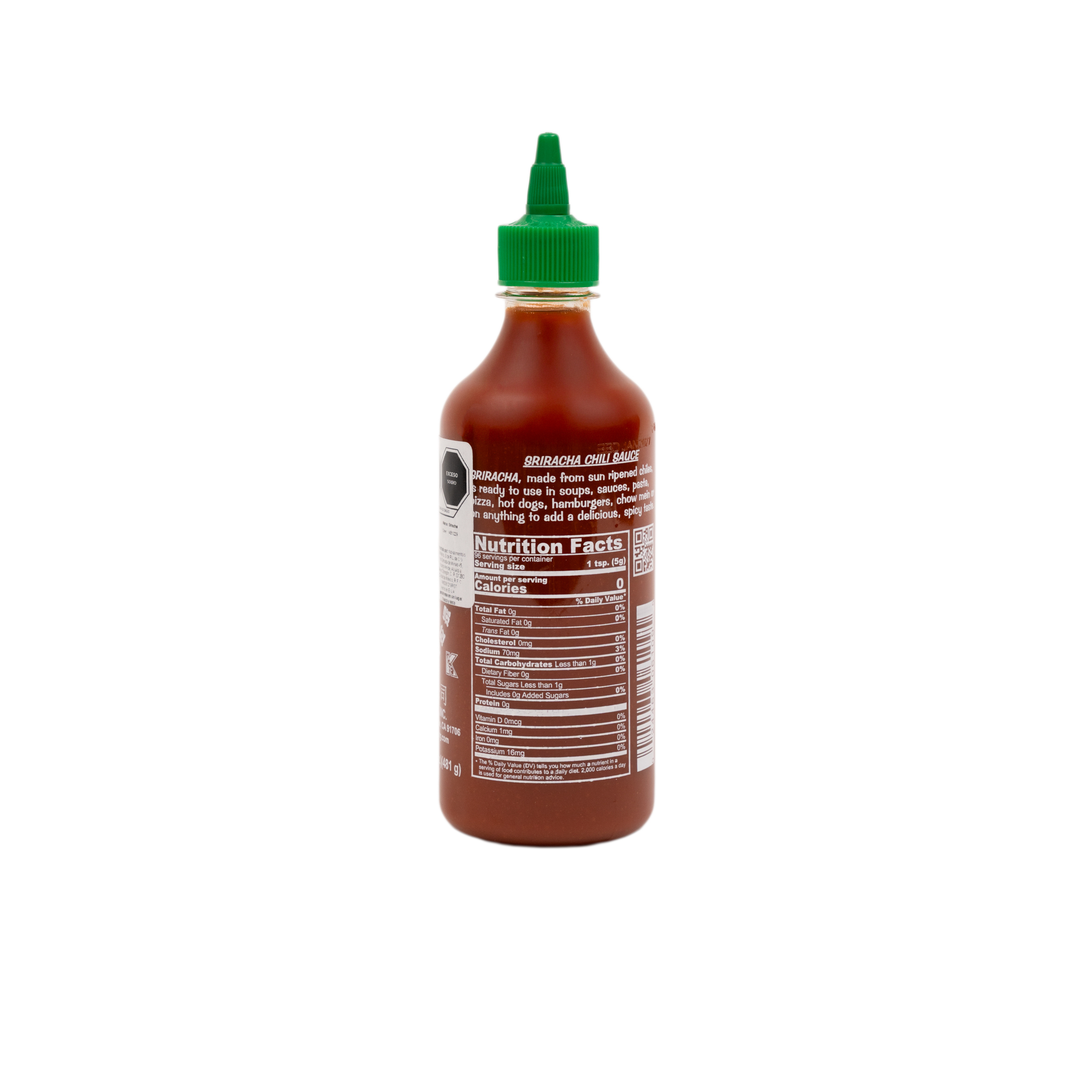 Salsa Picante Estilo Sriracha Marca Huy Fong En Botella De 435 Ml